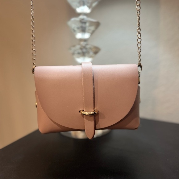 Faux Leather Chain Strap Bag - Picture 2 of 9